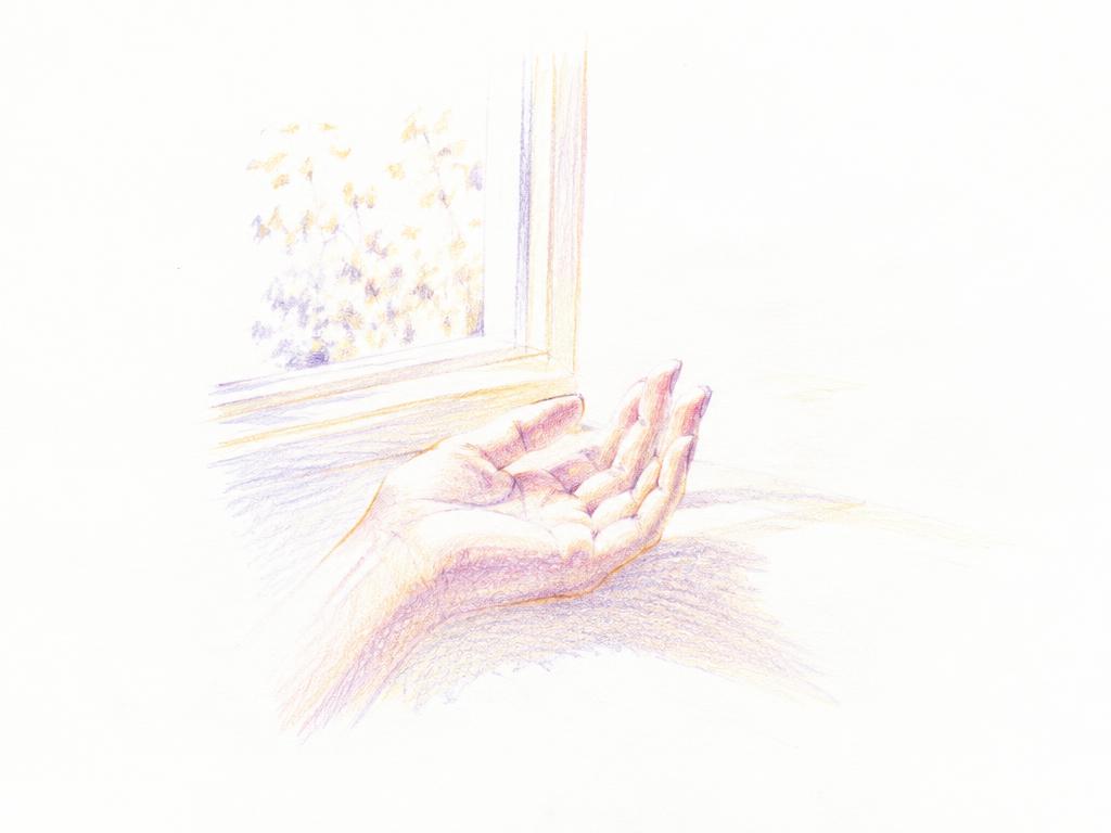 Illustration au crayon : Réapprendre à recevoir la lumière
